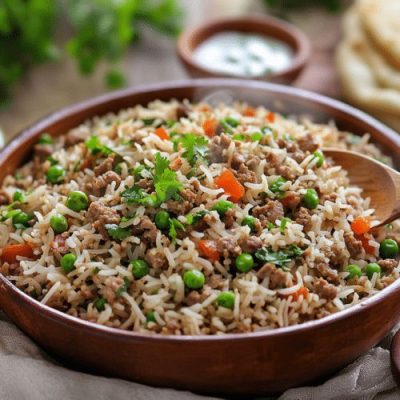 Keema Rice (Minced Lamb) indiancurrybowl