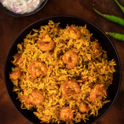Prawn Biriyani indiancurrybowl